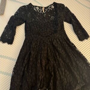 Free people black dress
